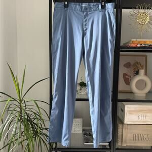 Nike Men’s Dri-Fit Blue Tech Flat Front Lightweight Golf Pants Men’s Size 34/ 32